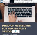 Online session on Demo of videoscribe for making subject videos