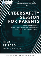 Online workshop on cyber safety
