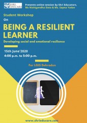 Online session on Being a Resilient Leaner