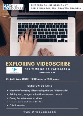 Online session on Exploring Videoscribe