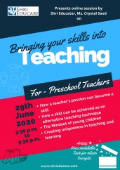 Online session on bringing your skills into teaching