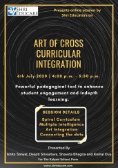 Online session on art of cross curricular integration