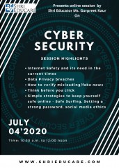 Online session on cyber security