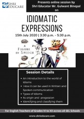 Online session on idiomatic expressions