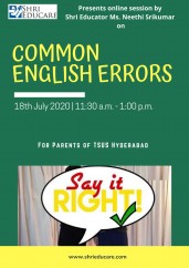 Online session on Common English Errors