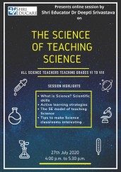 Online session on the science of teaching science