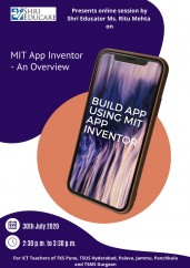 Online session on MIT Inventor