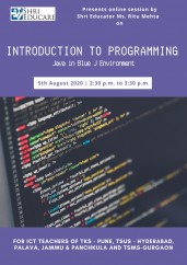 Online session on introduction to programming