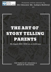 Online session on the art of story telling
