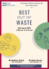 Online session on best out of waste