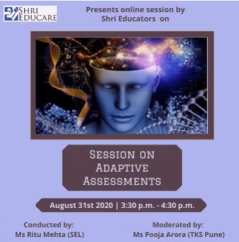 Online session on adaptive assessments