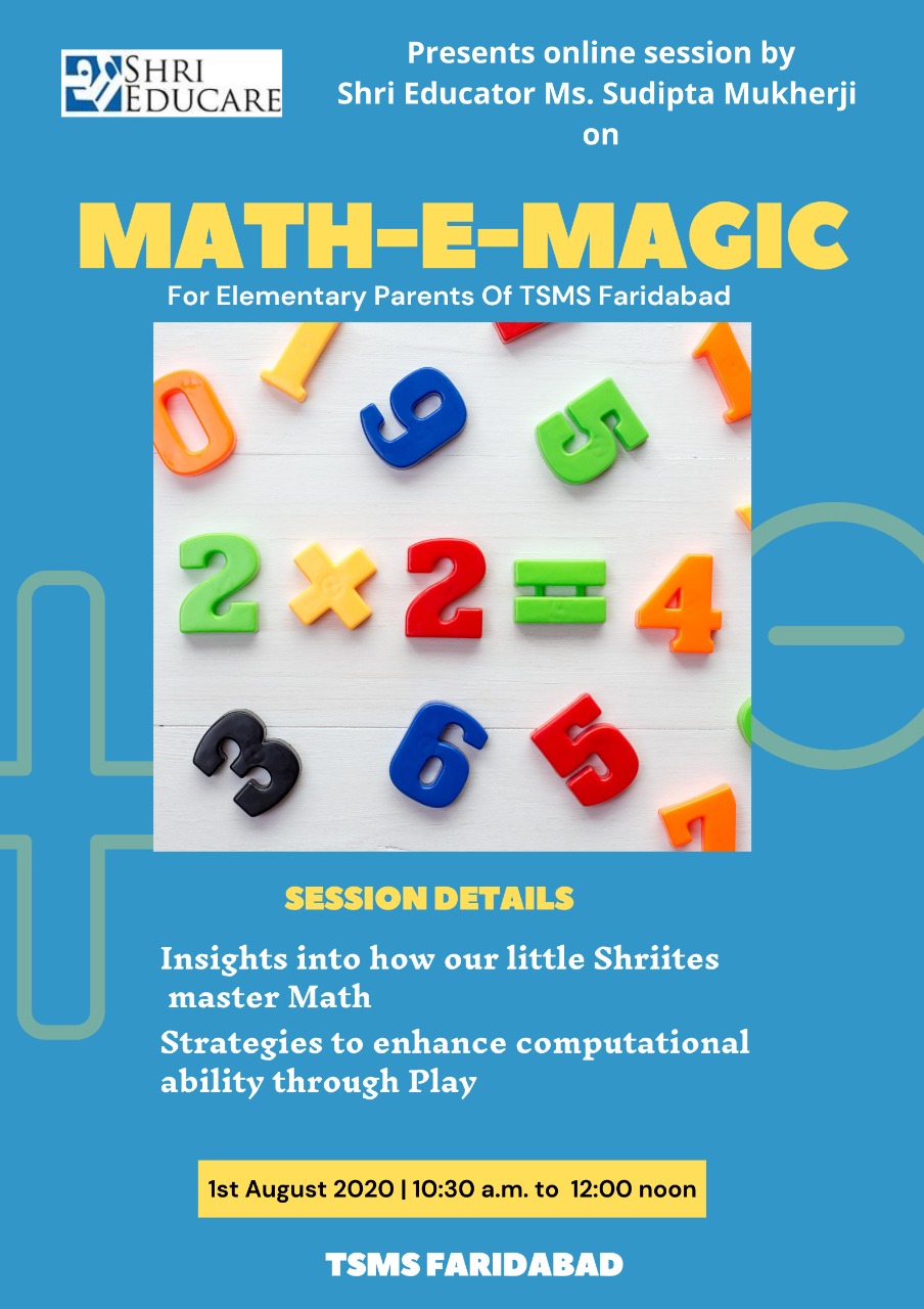Online session on Math-E-Magic