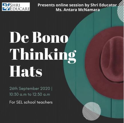 Online session on De Bono thinking hats